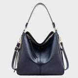 Bolsa hobo de cuero elegante