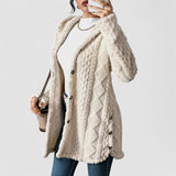 Sara - Chaqueta de felpa con capucha