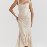 Nalina - Maxi Vestido de Elegancia