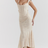 Nalina - Maxi Vestido de Elegancia