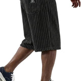 Roberto - Pantalones Cortos de Pana con Bordado Decorativo