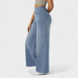 Irene - Pantalones Vaqueros de Corte Amplio