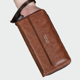 Clutch de cuero clásico