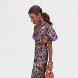 Lília - Tropical Flame Dress