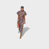 Lília - Tropical Flame Dress