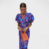 Lília - Tropical Flame Dress