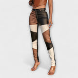 Caliope - Pantalones Ceñidos con Diseño Colorido