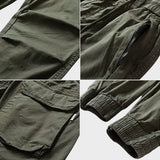 Marco - Pantalones Cargo Stretch con Múltiples Bolsillos