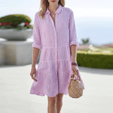 Ana - Vestido de Verano Rayado