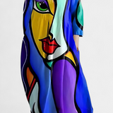 Ana - Vestido Suelto con Diseño Estampado
