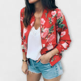 Andreia - Elegante Chaqueta Bomber con Estampado Floral