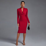 Samara - Vestido de Manga Larga Elegante