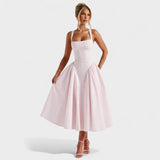 Xerife - Vestido Midi de Estilo Vintage