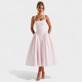 Xerife - Vestido Midi de Estilo Vintage