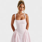 Xerife - Vestido Midi de Estilo Vintage