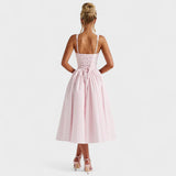 Xerife - Vestido Midi de Estilo Vintage