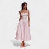 Xerife - Vestido Midi de Estilo Vintage