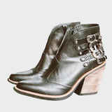 Botines Retro de Cuero