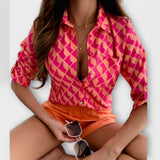 Romina - Camisa de Cuello Clásico